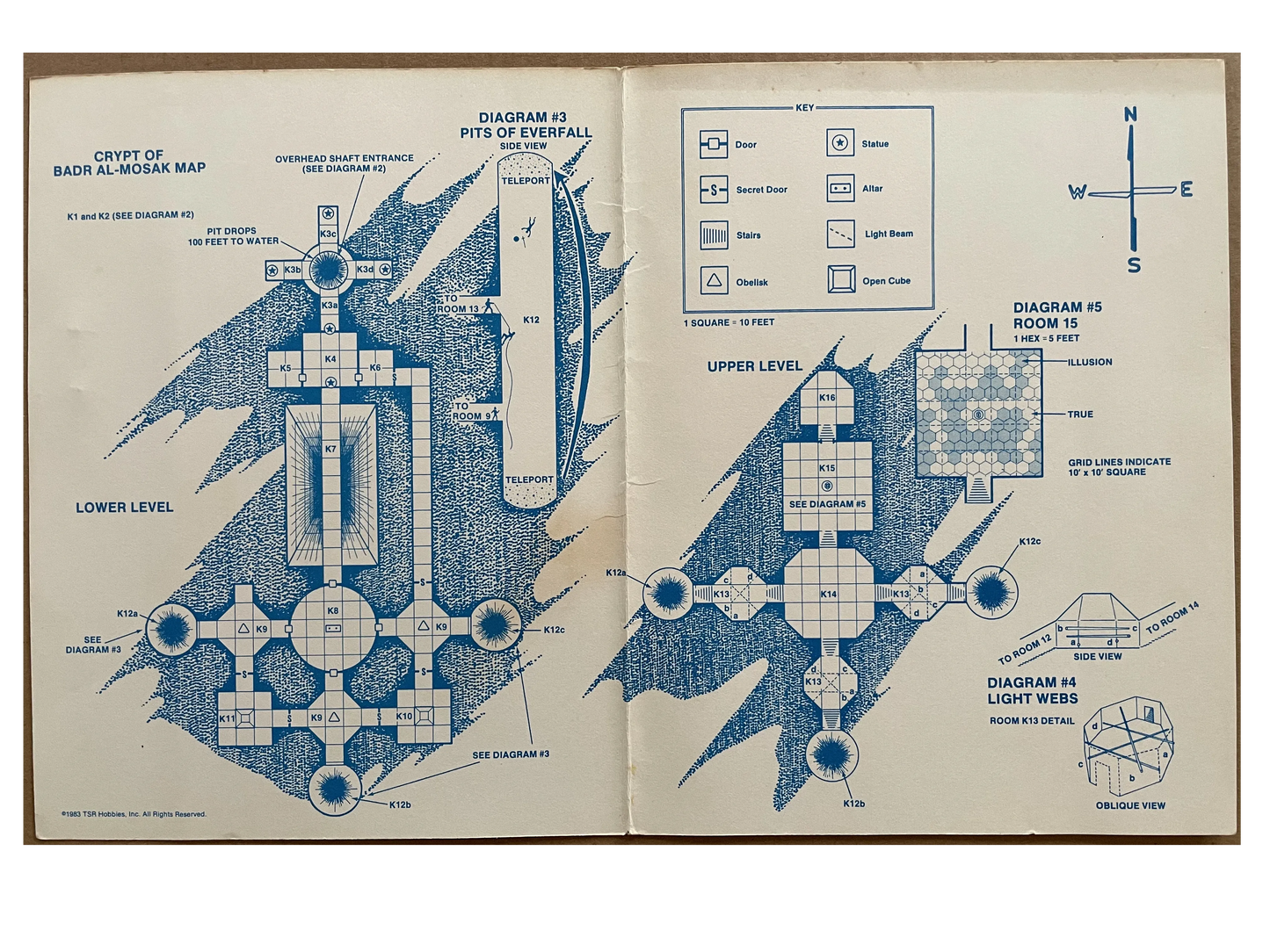 Oasis of the White Palm I4 9053 AD&D 1e - Lichyard Games