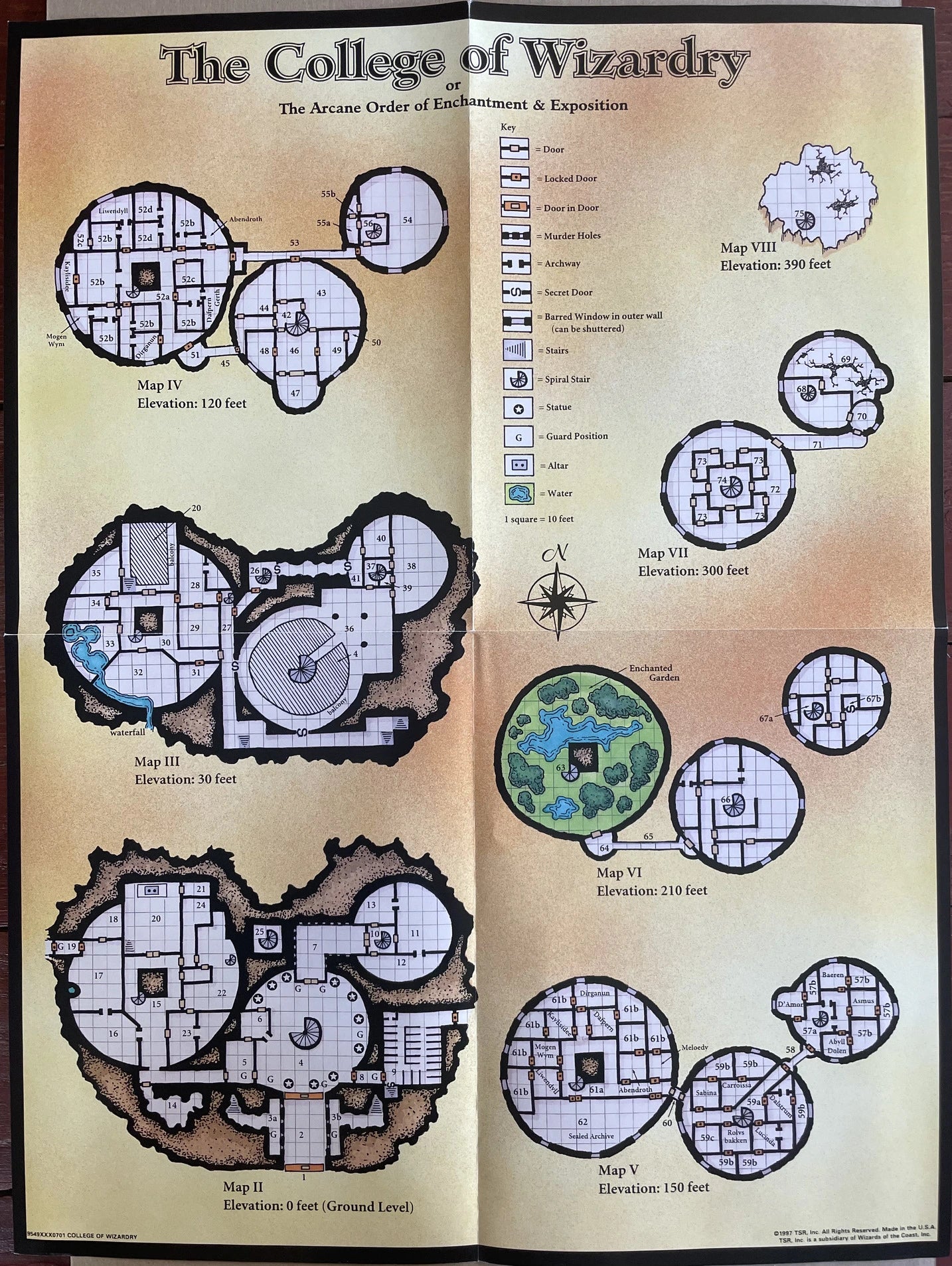 College of Wizardry 9549 Advanced Dungeons & Dragons 2e - Lichyard Games