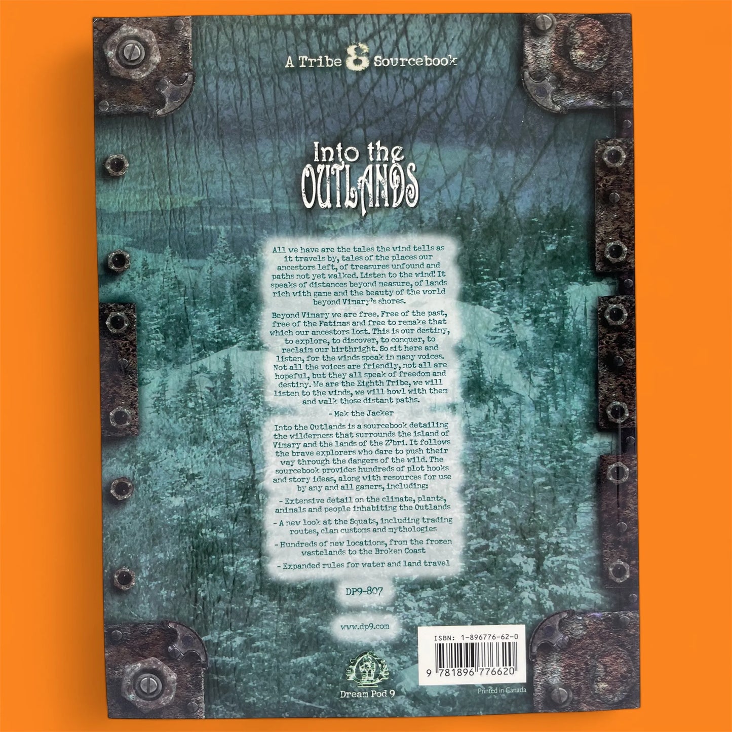 Into the Outlands A Tribe 8 Sourcebook Dream Pod 9