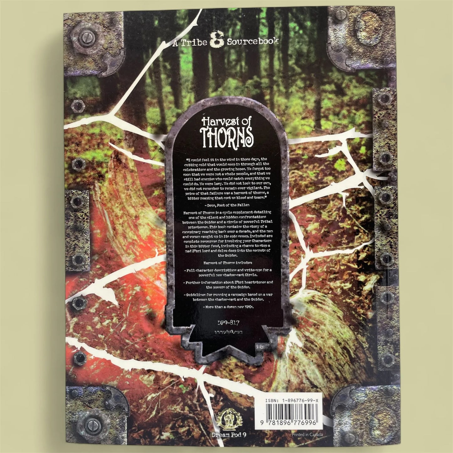 Harvest of Thorns A Tribe 8 Sourcebook Dream Pod 9