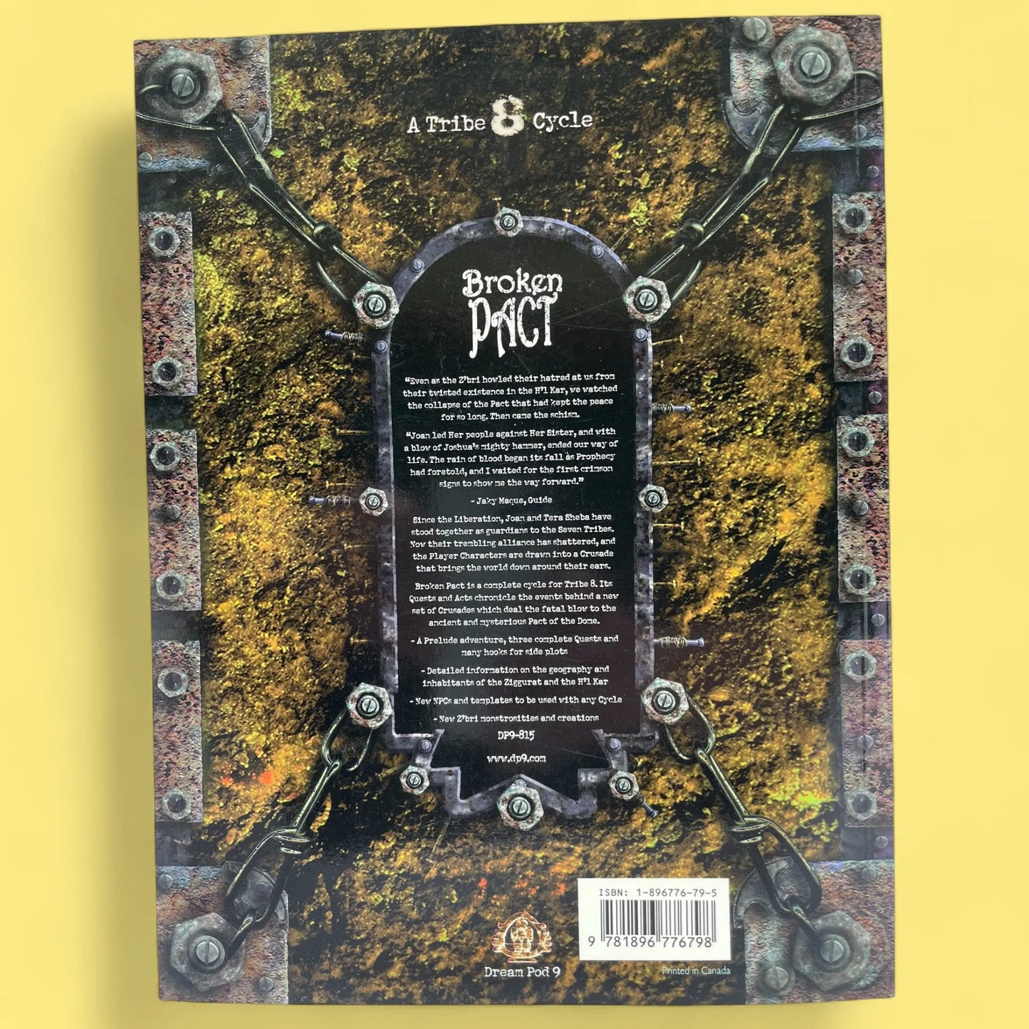 Broken Pact A Tribe 8 Cycle Dream Pod 9