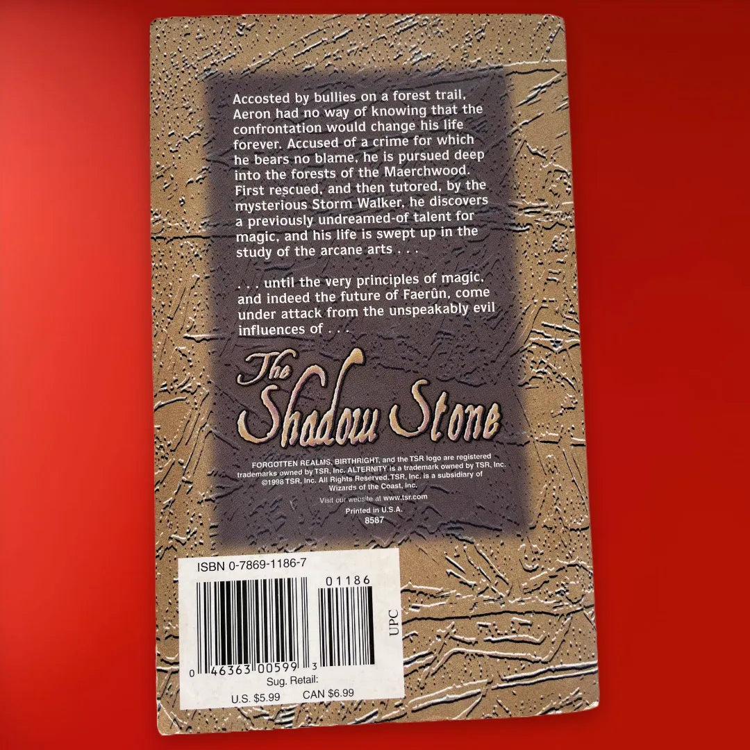 The Shadow Stone Forgotten Realms by Richard Baker (1998)