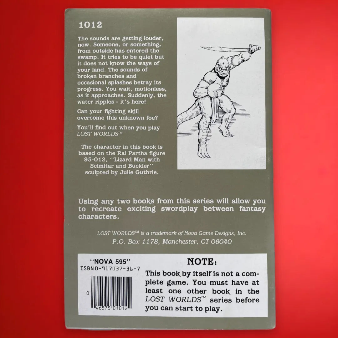 Lizard Man with Scimitar and Buckler Lost Words 1012