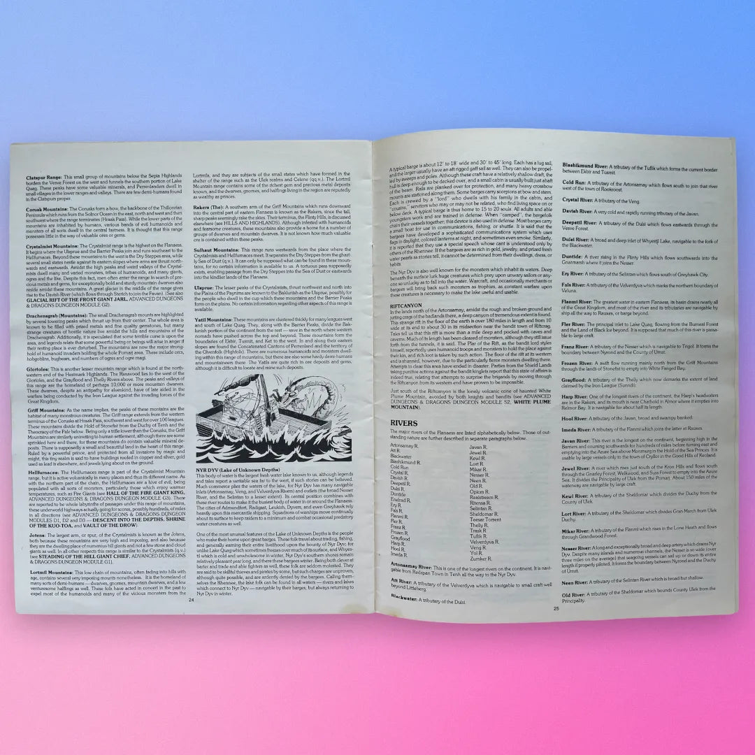 The World of Greyhawk Folio Advanced Dungeons and Dragons