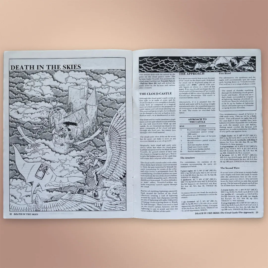Dark Clouds Gather UK7 9151 Advanced Dungeons & Dragons 1e