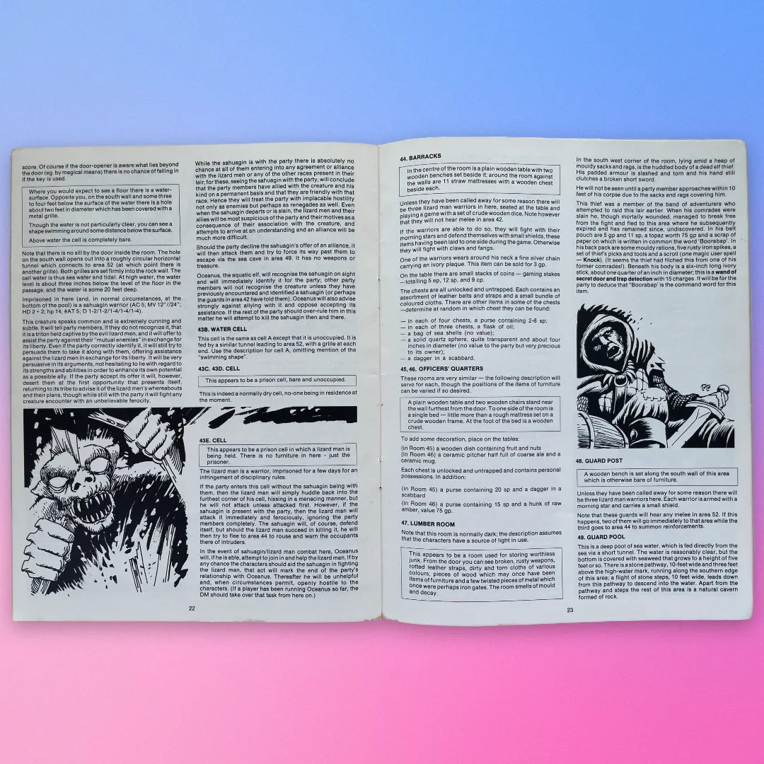 Danger at Dunwater U2 9064 Advanced Dungeons & Dragons 1e