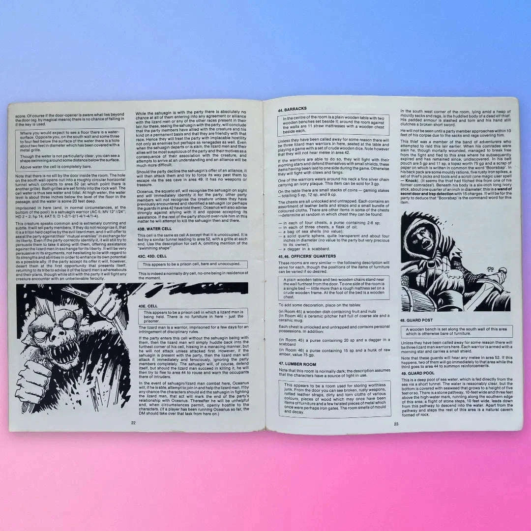 Danger at Dunwater U2 9064 Advanced Dungeons & Dragons 1e Lichyard Games