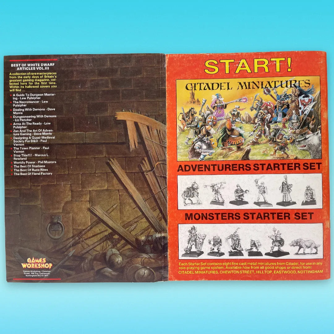 The Best of White Dwarf Magazine Articles and Scenarios III Games Workshop