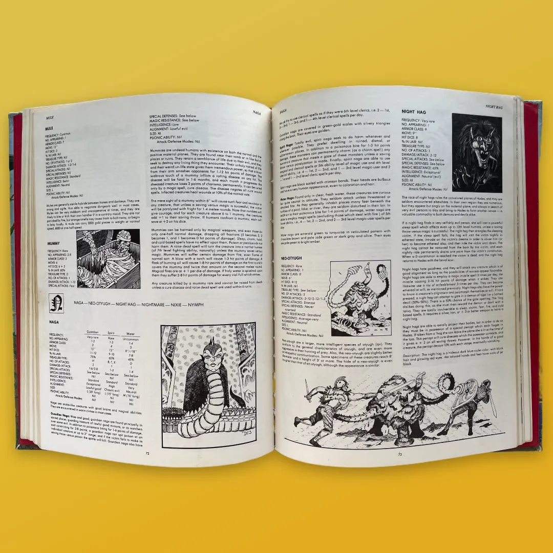 Monster Manual 2009 Advanced Dungeons & Dragons 1e - Lichyard Games
