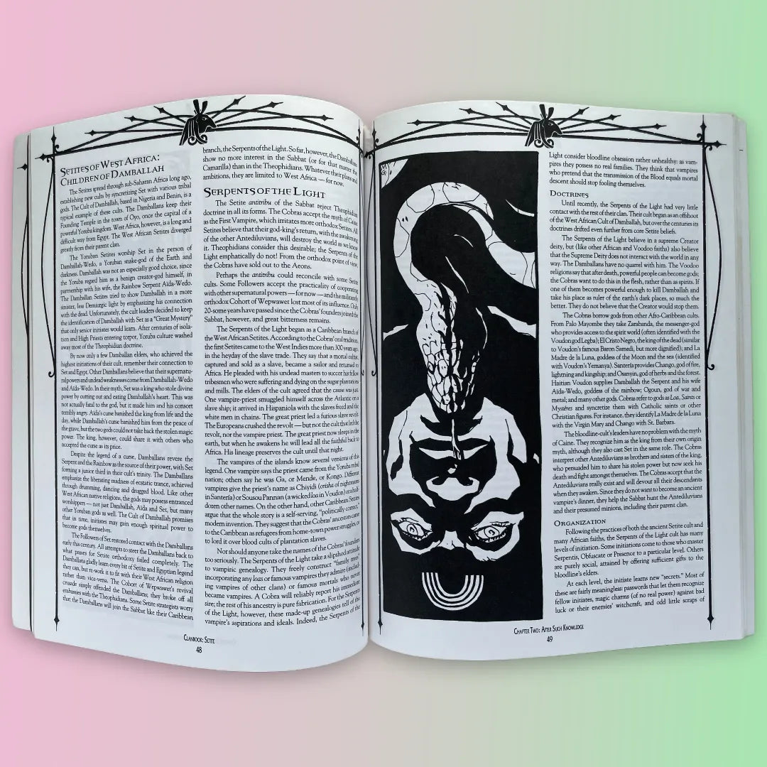 Clanbook: Followers of Set Vampire: The Masquerade White Wolf