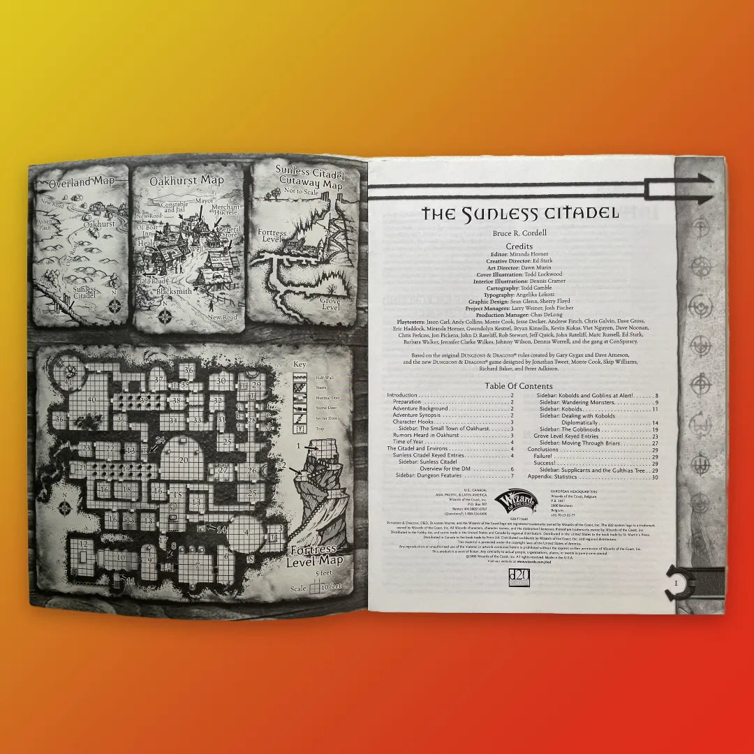The Sunless Citadel Dungeons & Dragons 3e - Lichyard Games