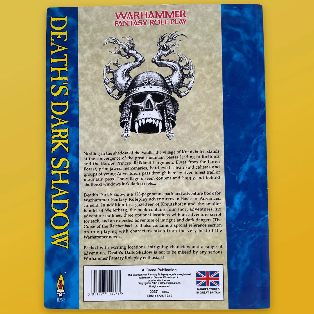 Death's Dark Shadow Warhammer Fantasy RPG Games Workshop