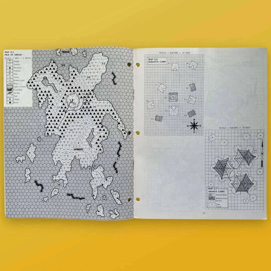 The Isle of Dread X1 9043 Dungeons & Dragons Lichyard Games