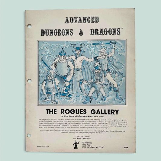 The Rogues Gallery 9031 Advanced Dungeons & Dragons