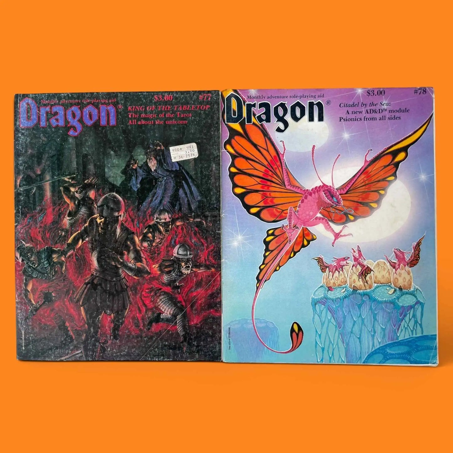 Dragon Magazine #77 and #78 TSR