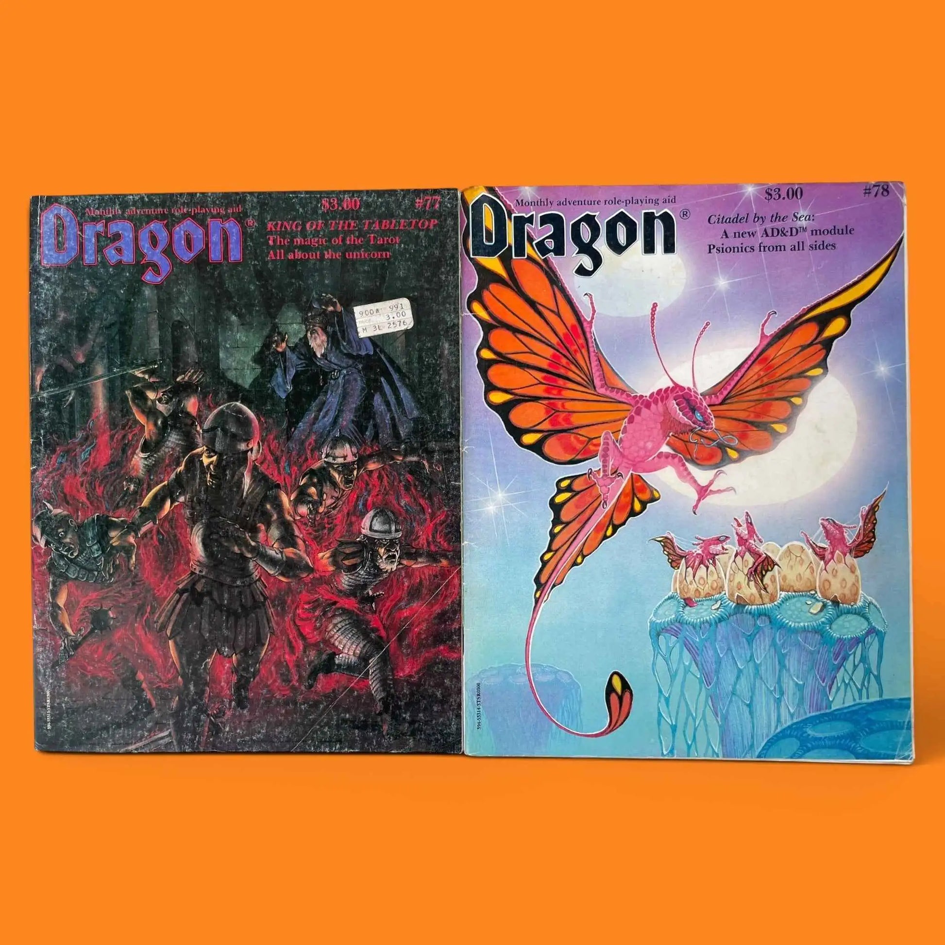 Dragon Magazine #77 and #78 TSR