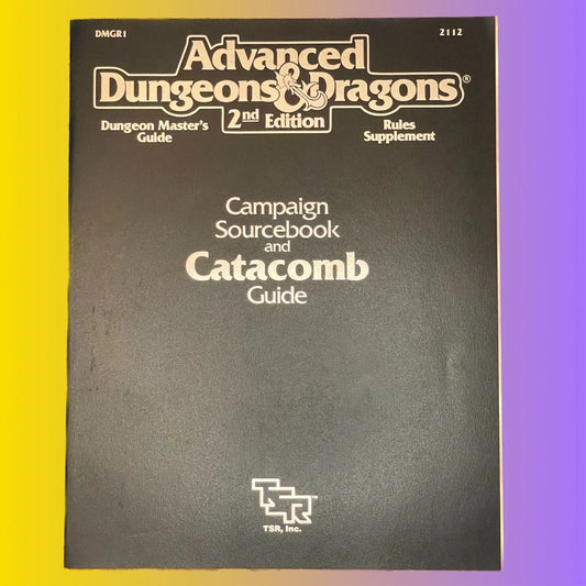 Campaign Sourcebook and Catacomb Guide DMGR1 2112 AD&D 2e - Lichyard Games
