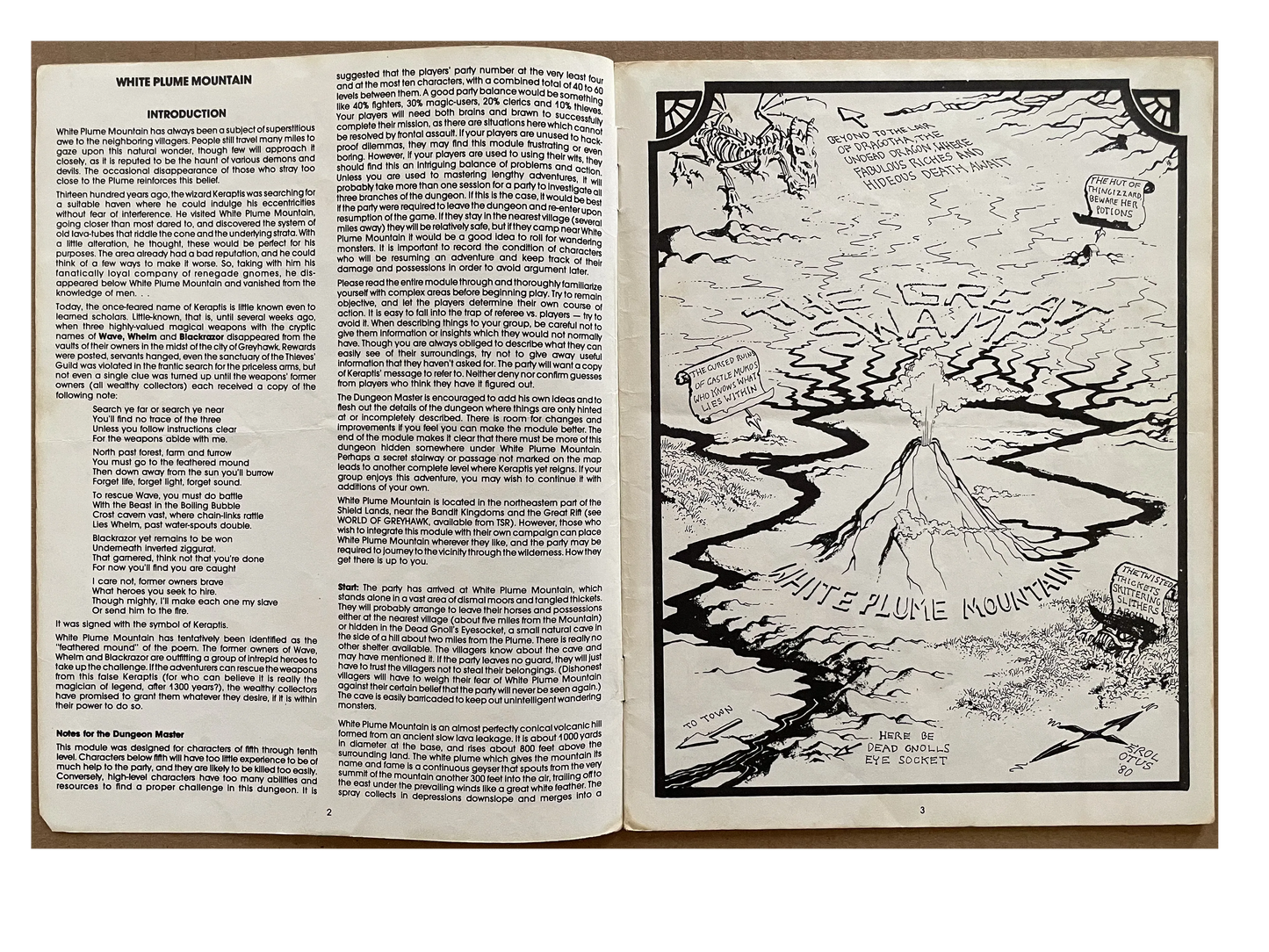 White Plume Mountain S2 9027 AD&D 1e - Lichyard Games