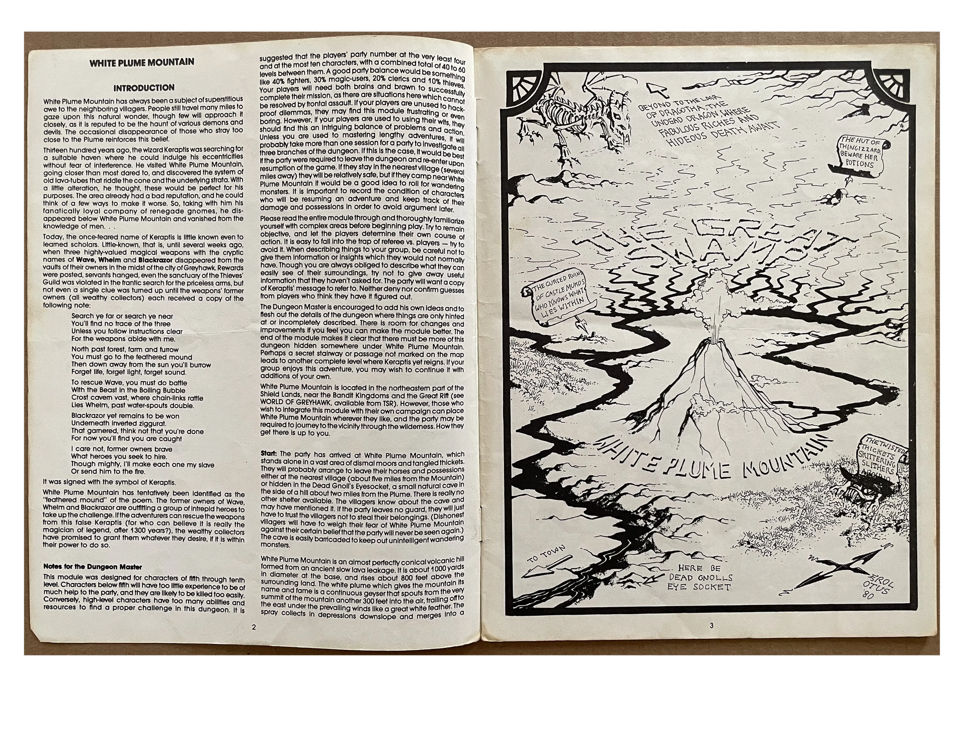 White Plume Mountain S2 9027 AD&D 1e - Lichyard Games