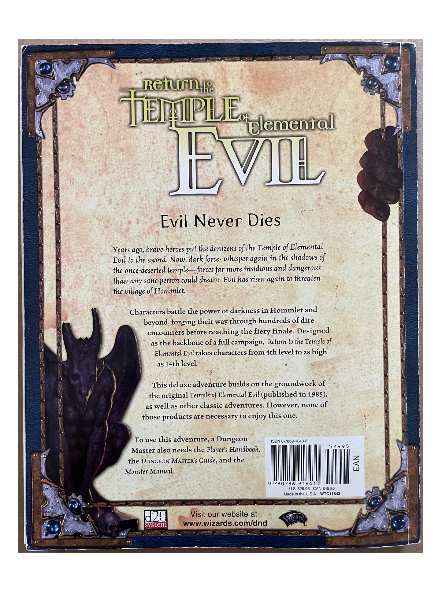 Return to the Temple of Elemental Evil D&D 3e - Lichyard Games