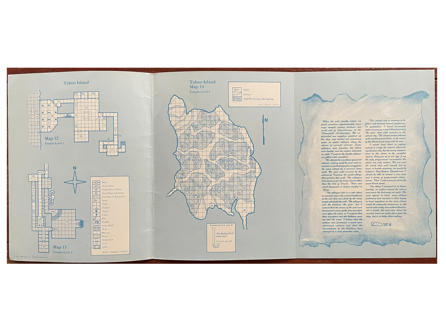 The Isle of Dread X1 9043 Dungeons & Dragons - Lichyard Games