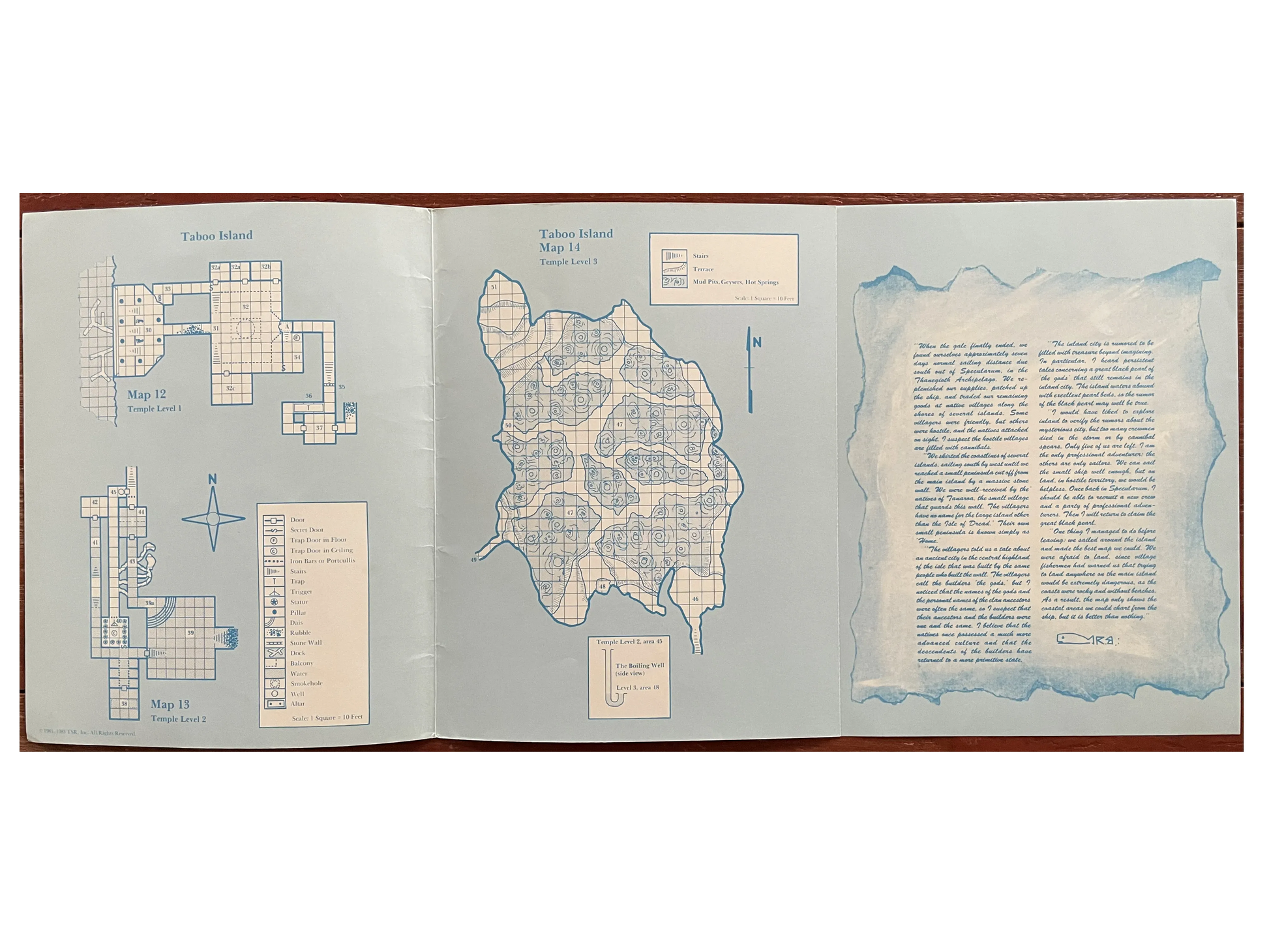 The Isle of Dread X1 9043 Dungeons & Dragons - Lichyard Games