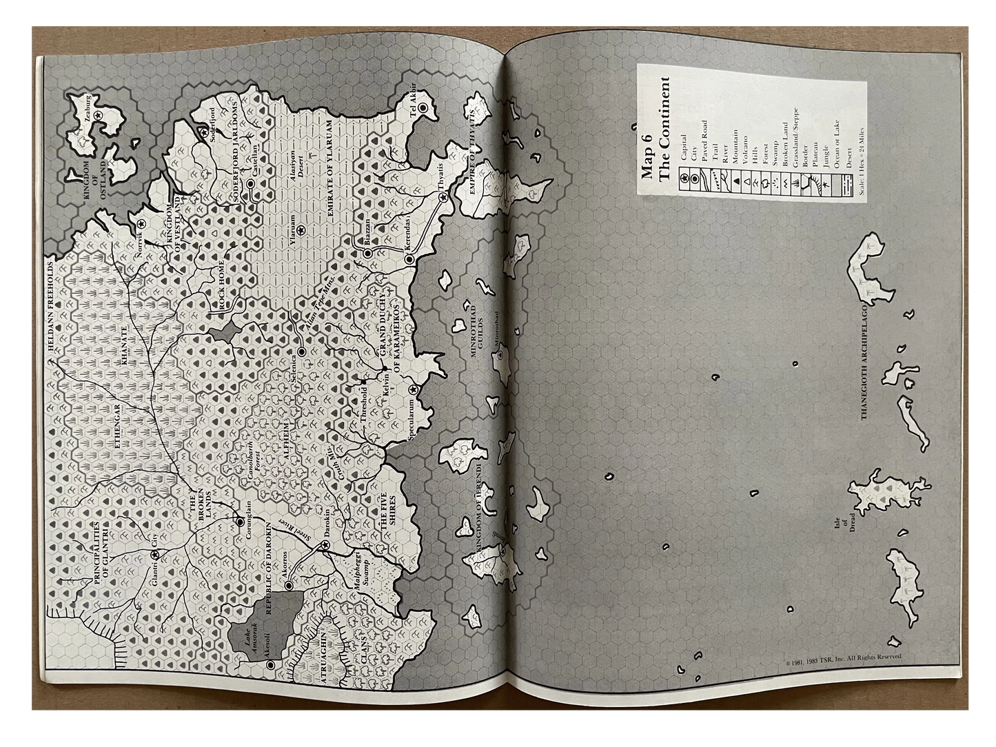 The Isle of Dread X1 9043 Dungeons & Dragons - Lichyard Games
