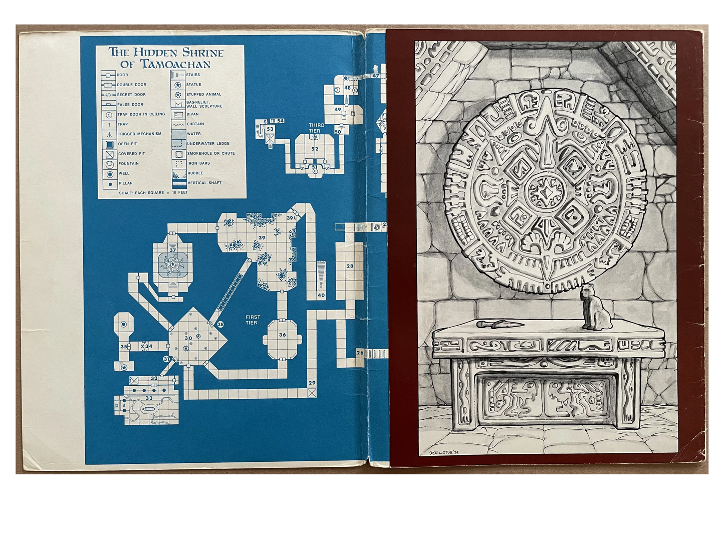 The Hidden Shrine of Tamoachan C1 9032 AD&D 1e - Lichyard Games