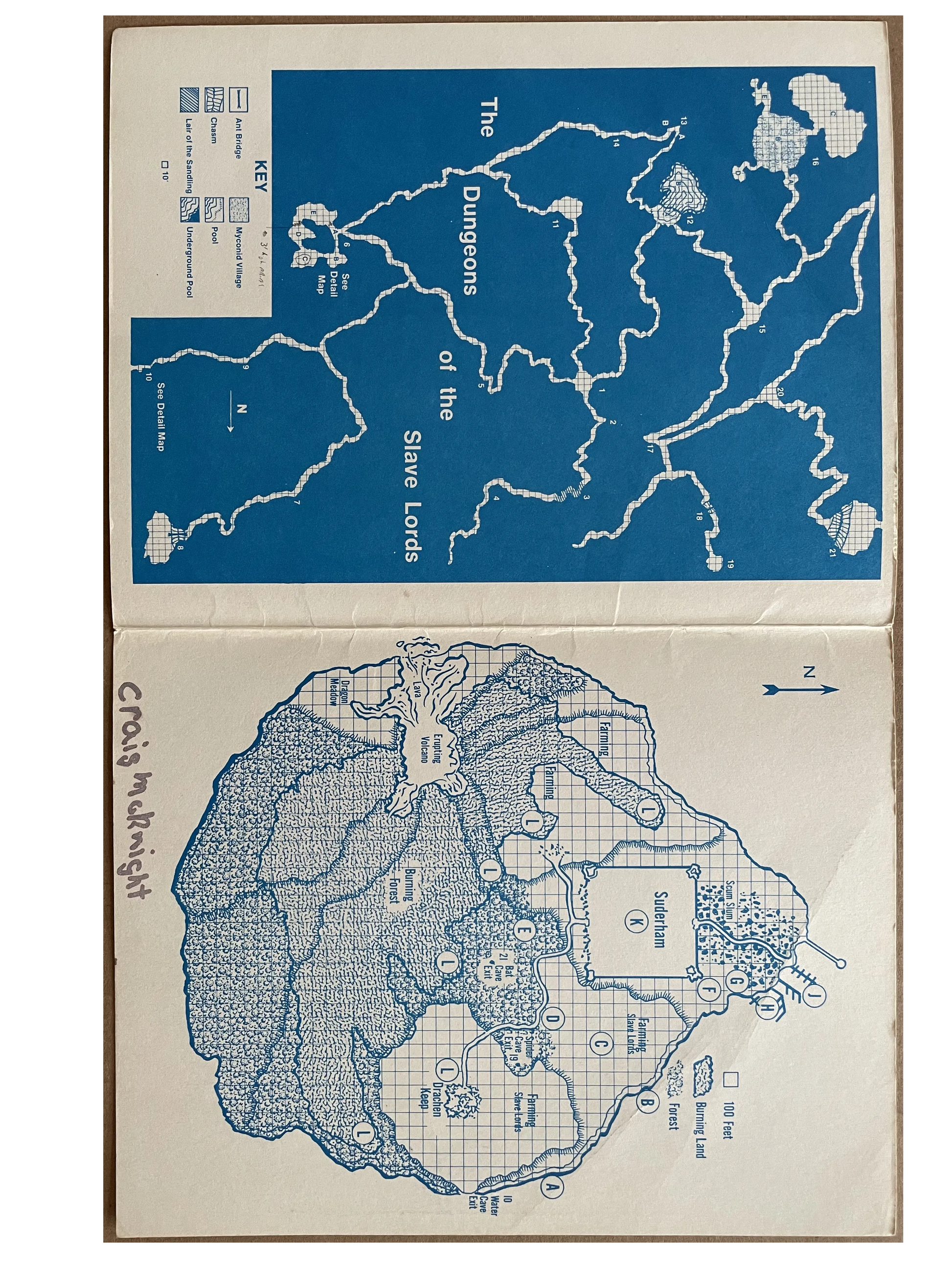 In the Dungeon of the Slave Lords A4 9042 AD&D 1e - Lichyard Games