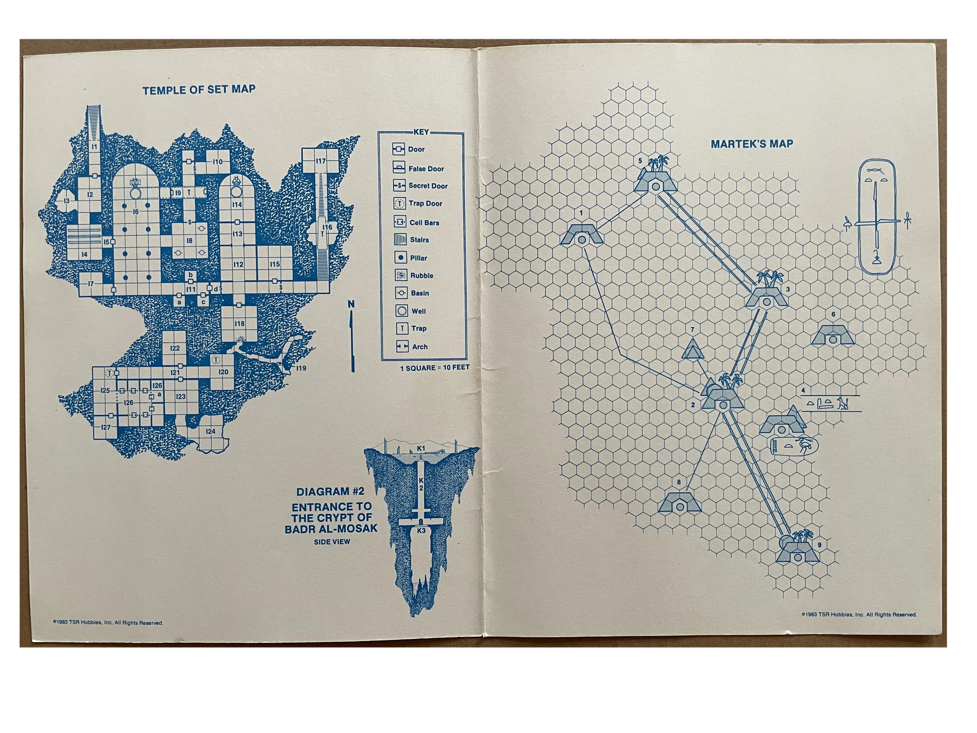 Oasis of the White Palm I4 9053 AD&D 1e - Lichyard Games