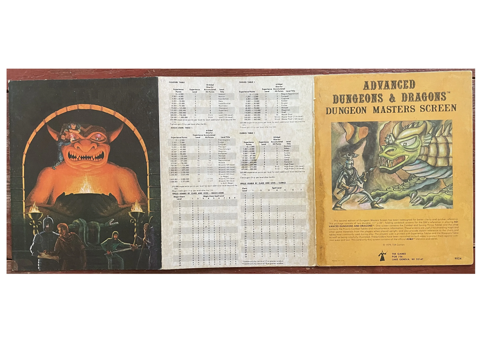 Dungeon Masters Screen REF1 9024 AD&D 1e - Lichyard Games