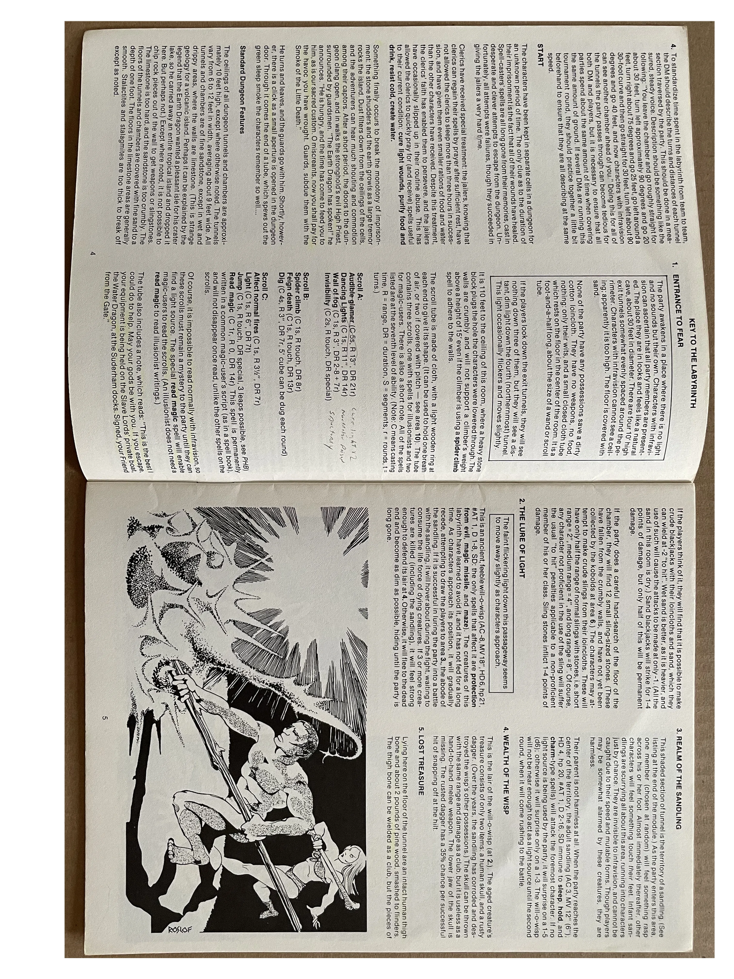 In the Dungeon of the Slave Lords A4 9042 AD&D 1e - Lichyard Games
