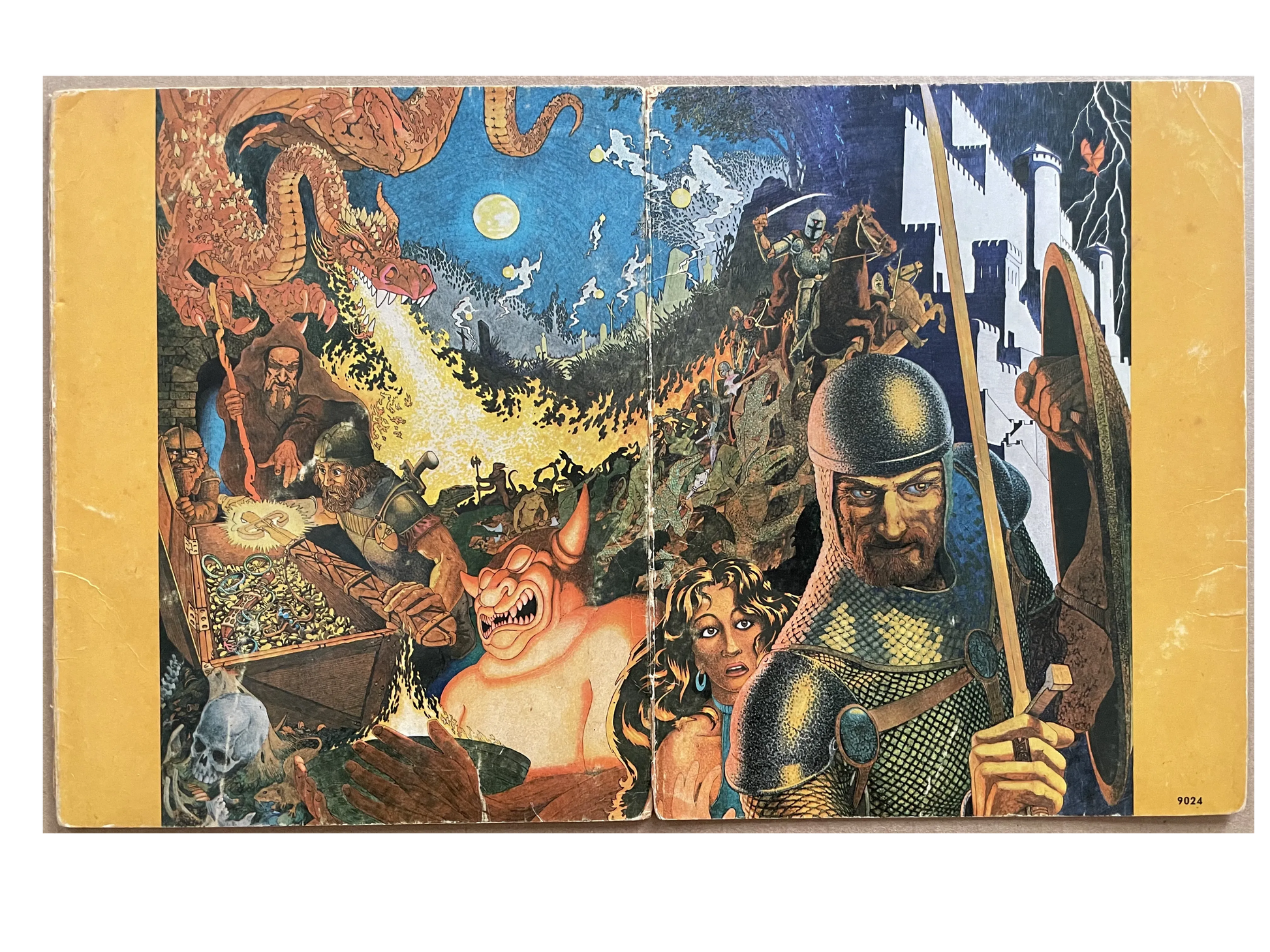 Dungeon Masters Screen REF1 9024 AD&D 1e - Lichyard Games