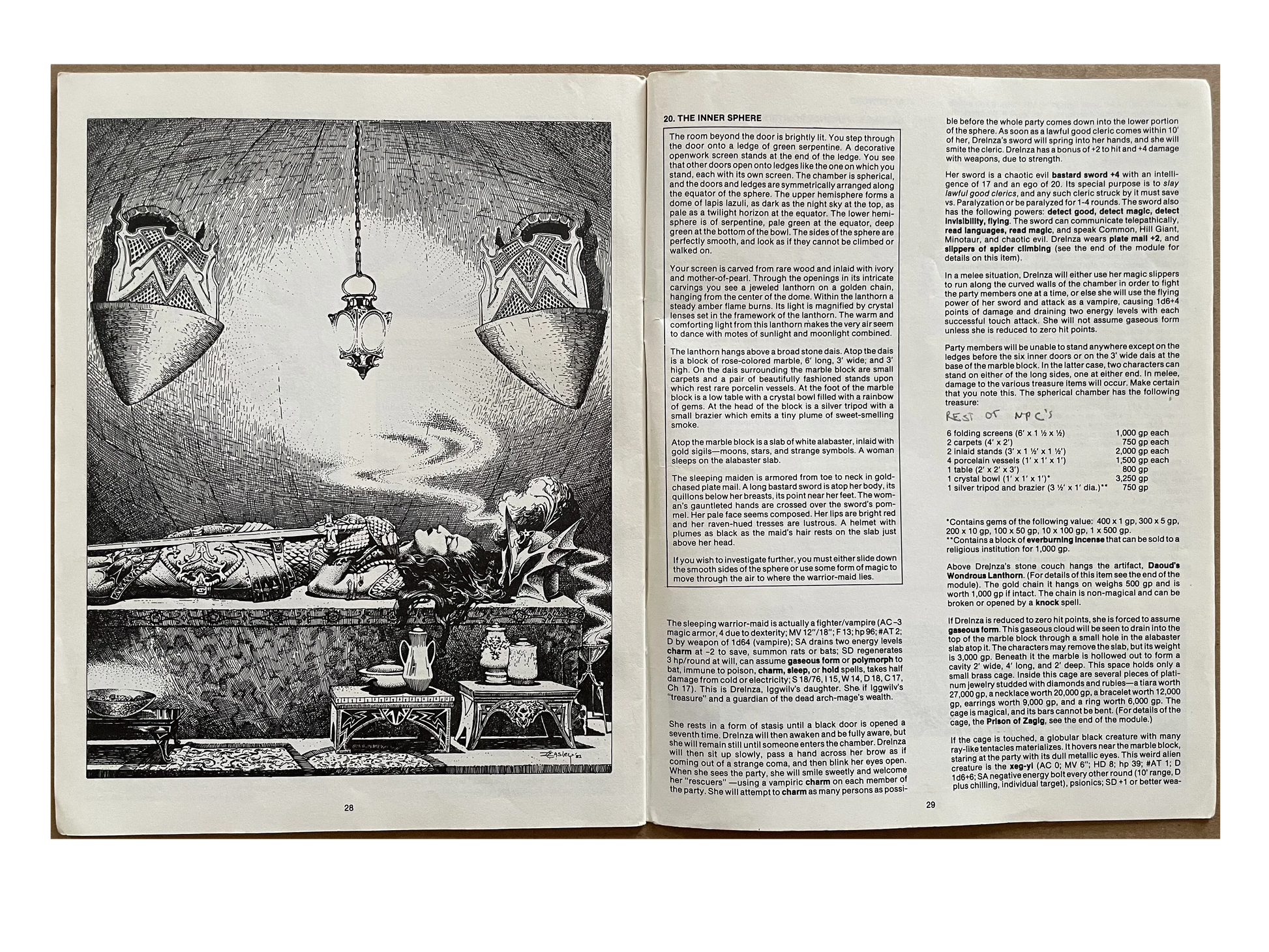 The Lost Caverns of Tsojcanth S4 9061 AD&D 1e - Lichyard Games