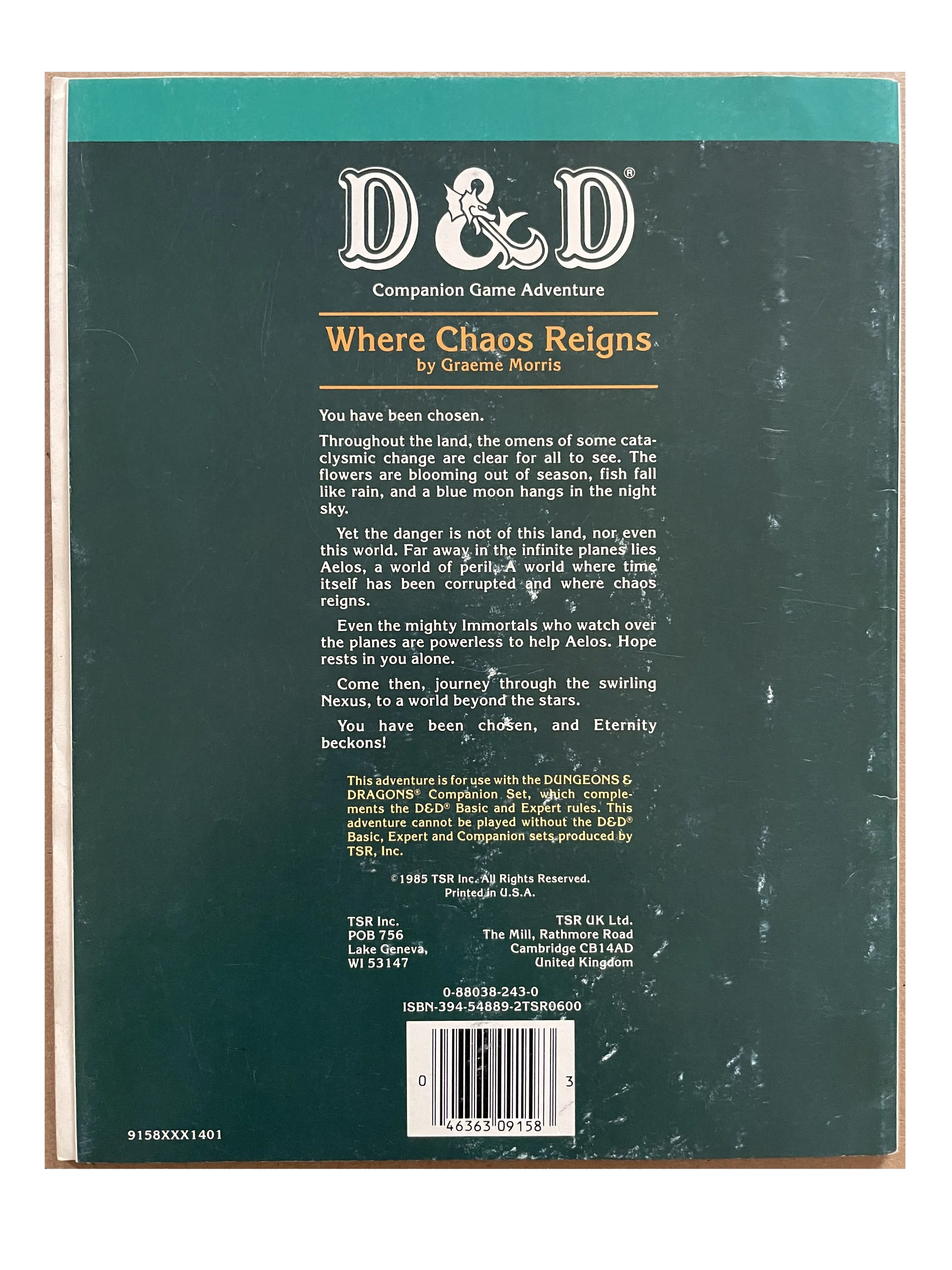 Where Chaos Reigns CM6 9158 Dungeons & Dragons - Lichyard Games