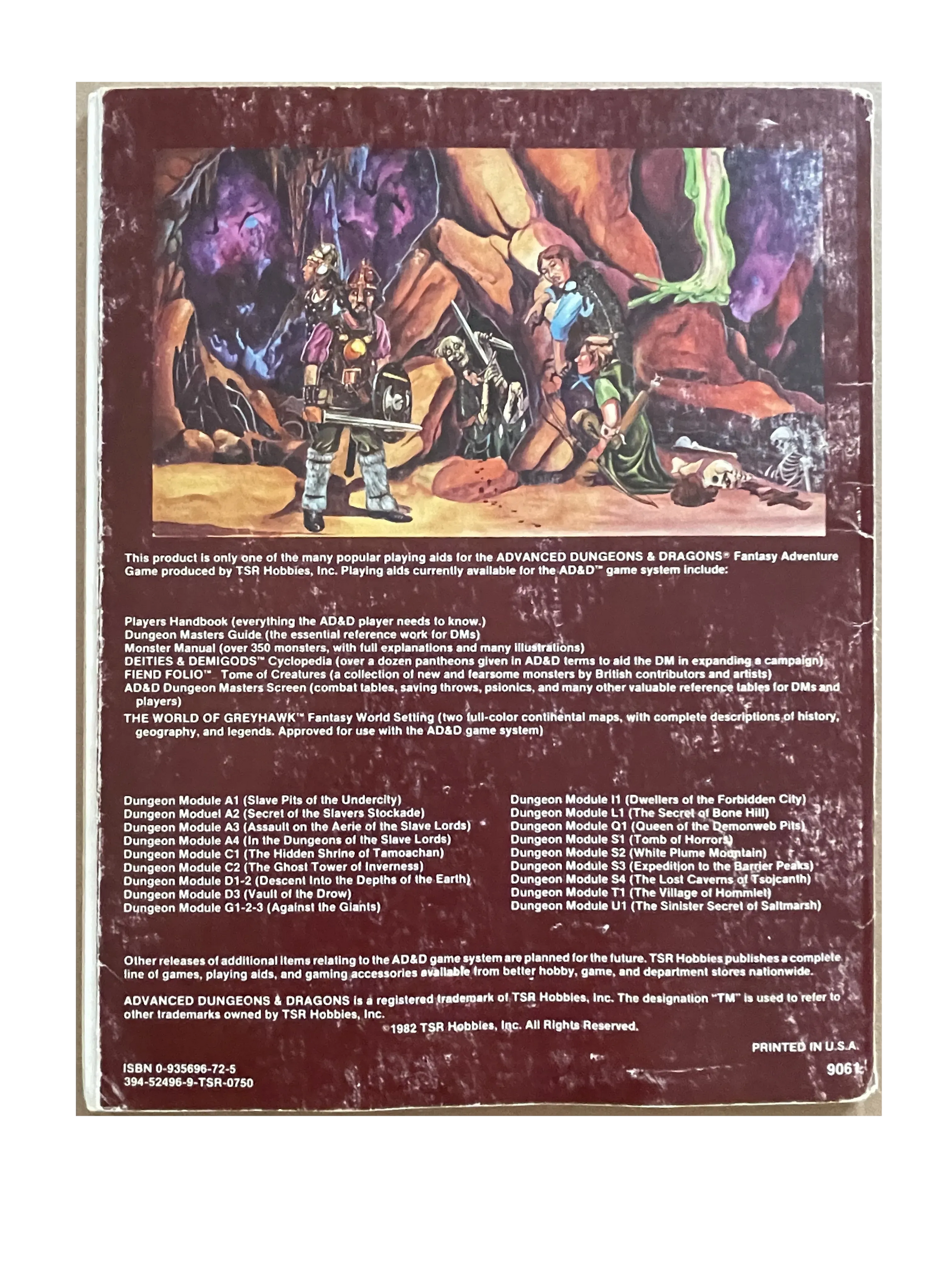 The Lost Caverns of Tsojcanth S4 9061 AD&D 1e - Lichyard Games