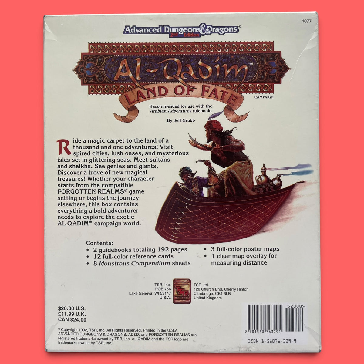 Al-Qadim Land of Fate Campaign AD&D 2e