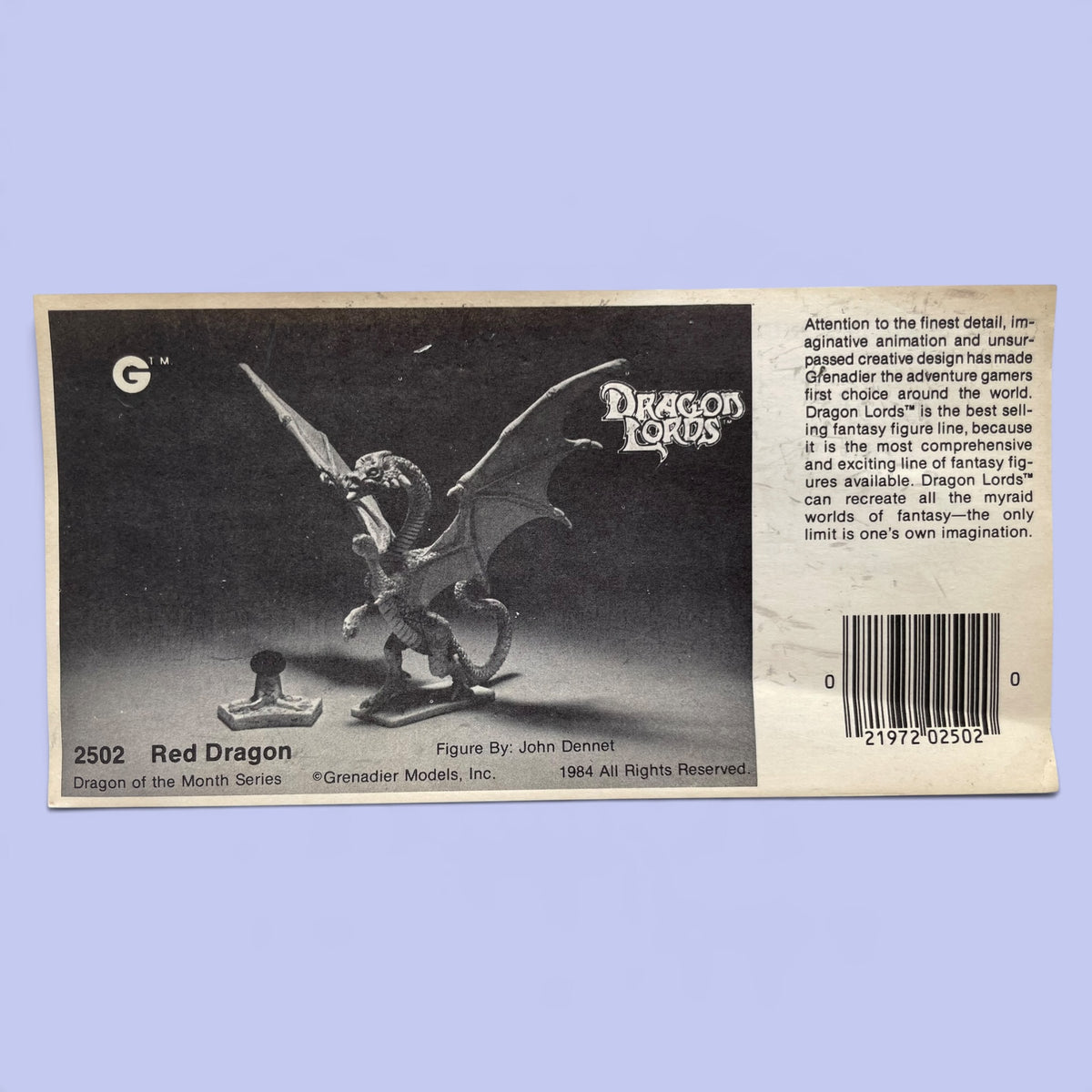 Red Dragon 2502 Dragon Lords Grenadier