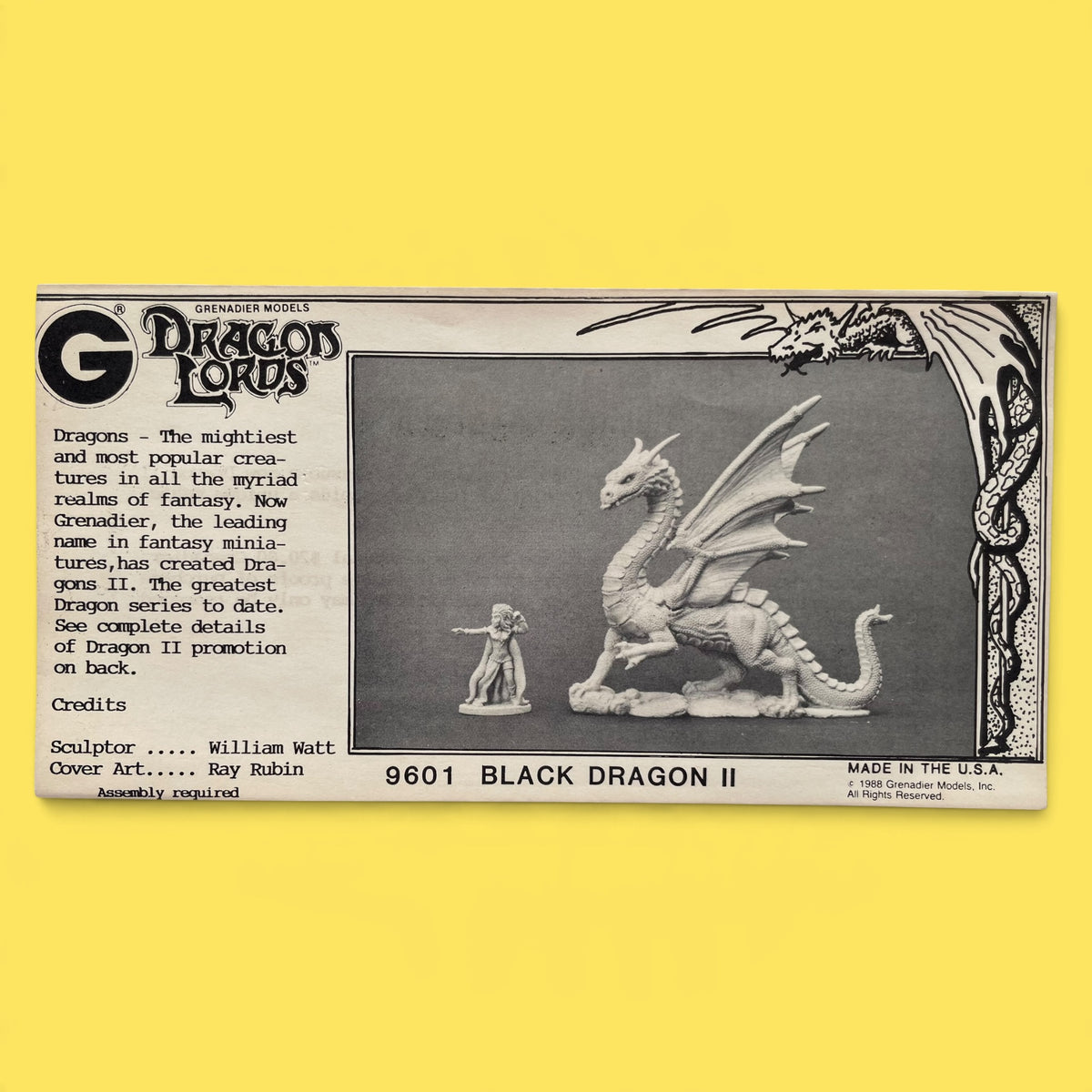 Black Dragon II 9601 Dragon Lords Grenadier