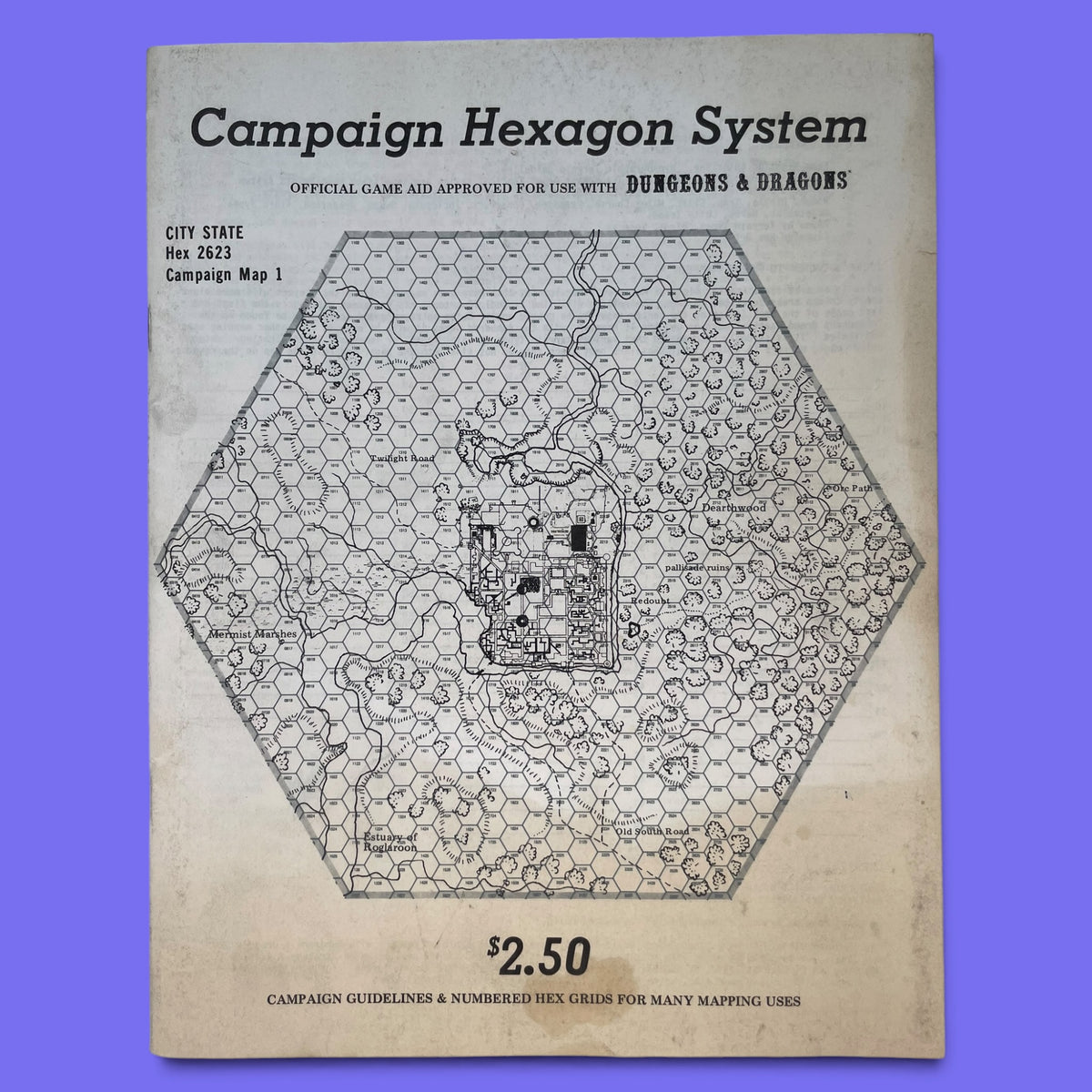 Campaign Hexagon System Judges Guild Dungeons & Dragons