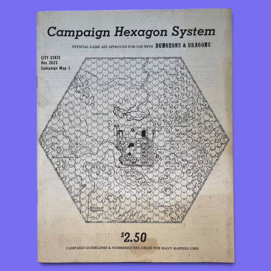 Campaign Hexagon System Judges Guild Dungeons & Dragons