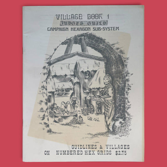 Village Book 1 Judges Guild Dungeons & Dragons