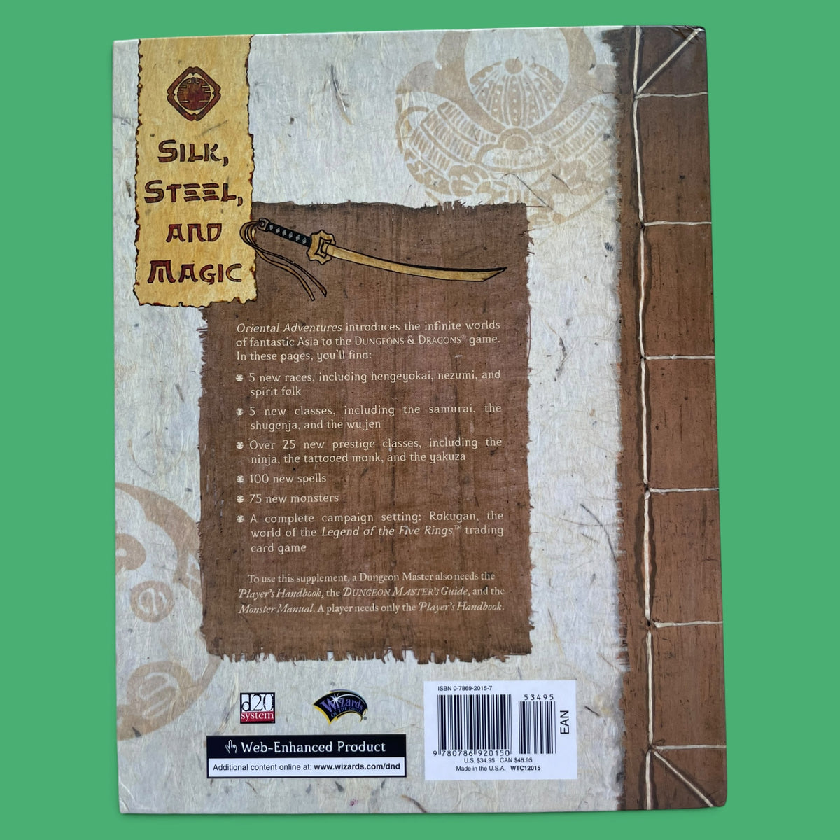 Oriental Adventures Dungeons & Dragons 3e