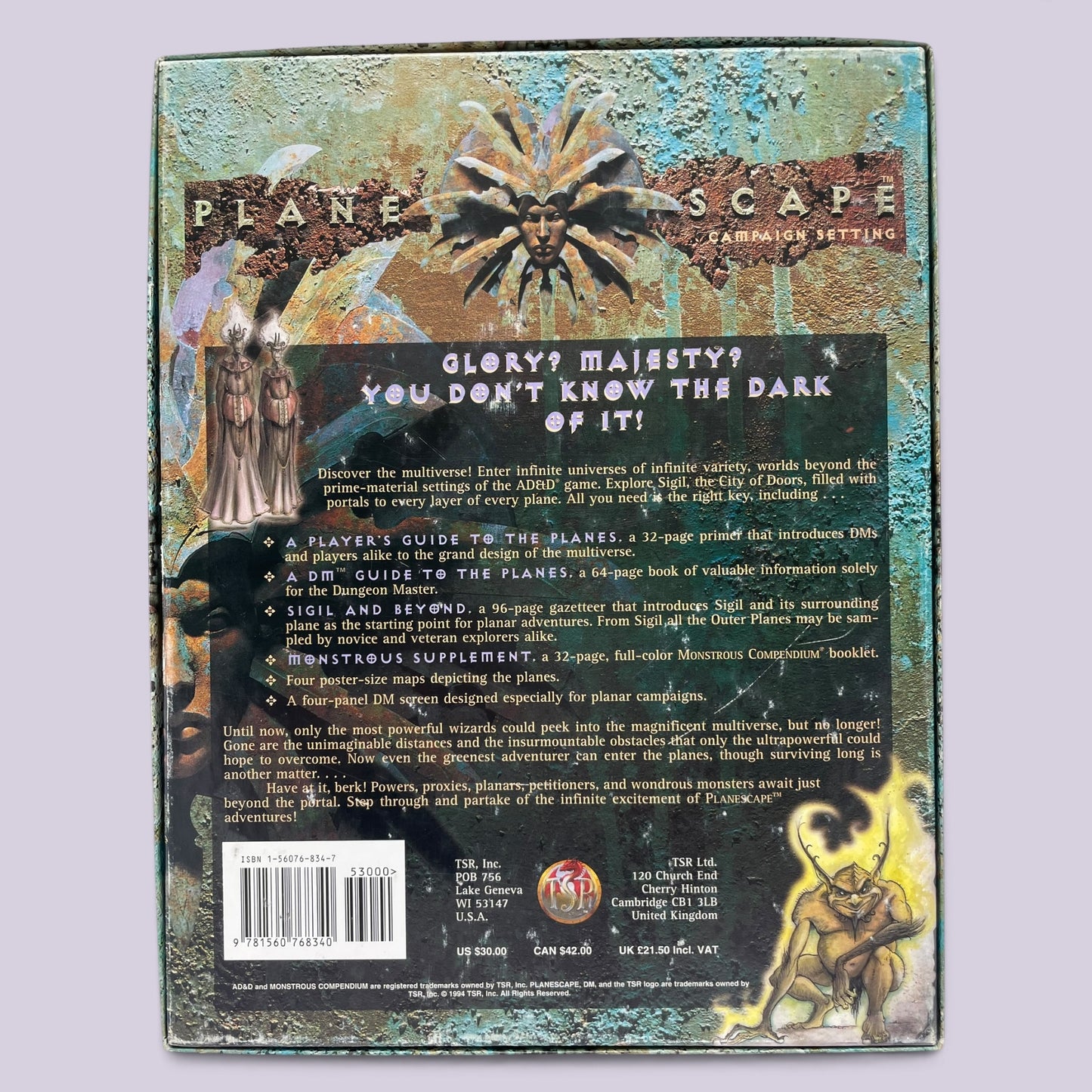 Planescape Campaign Box Set 2600 AD&D 2e (1st Printing)