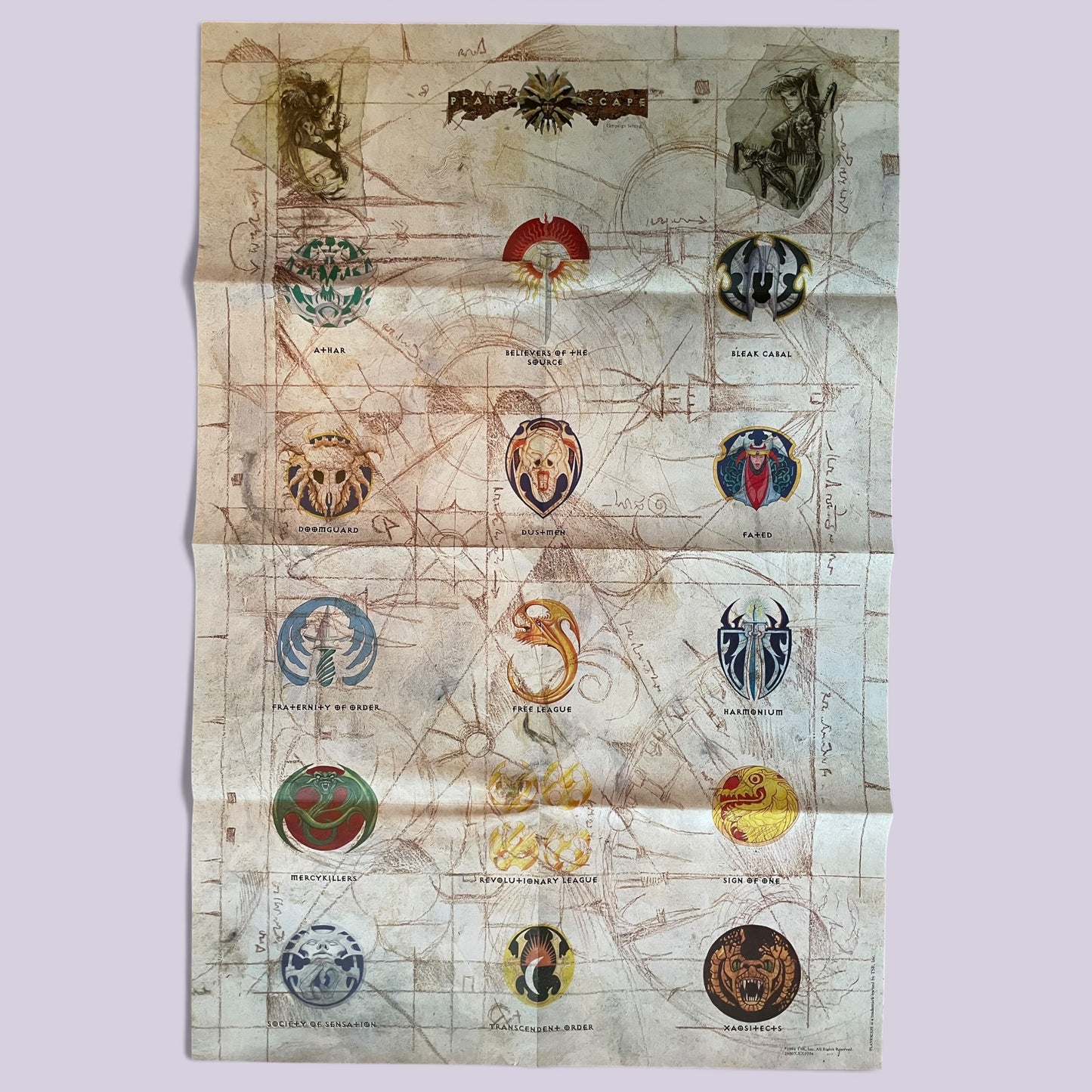 Planescape Campaign Box Set 2600 AD&D 2e (1st Printing)