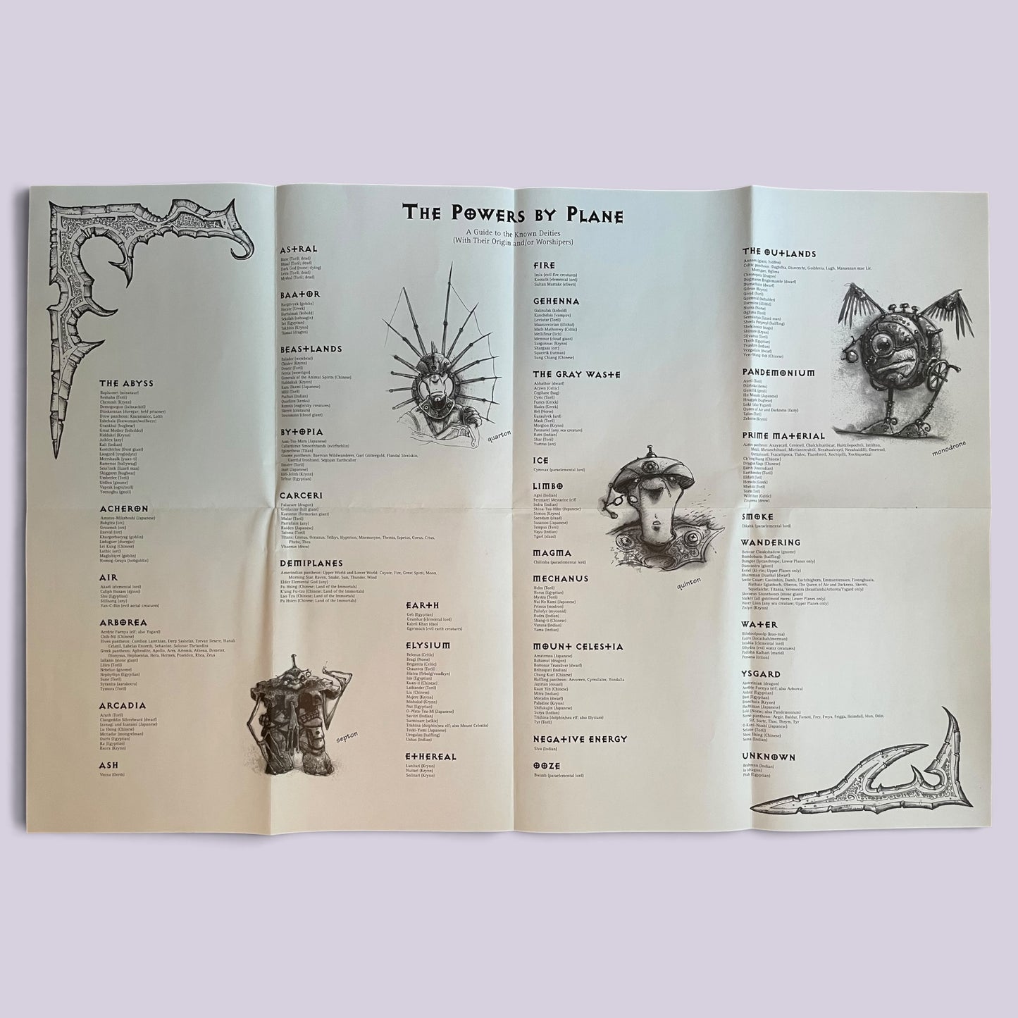 Planescape Campaign Box Set 2600 AD&D 2e (1st Printing)
