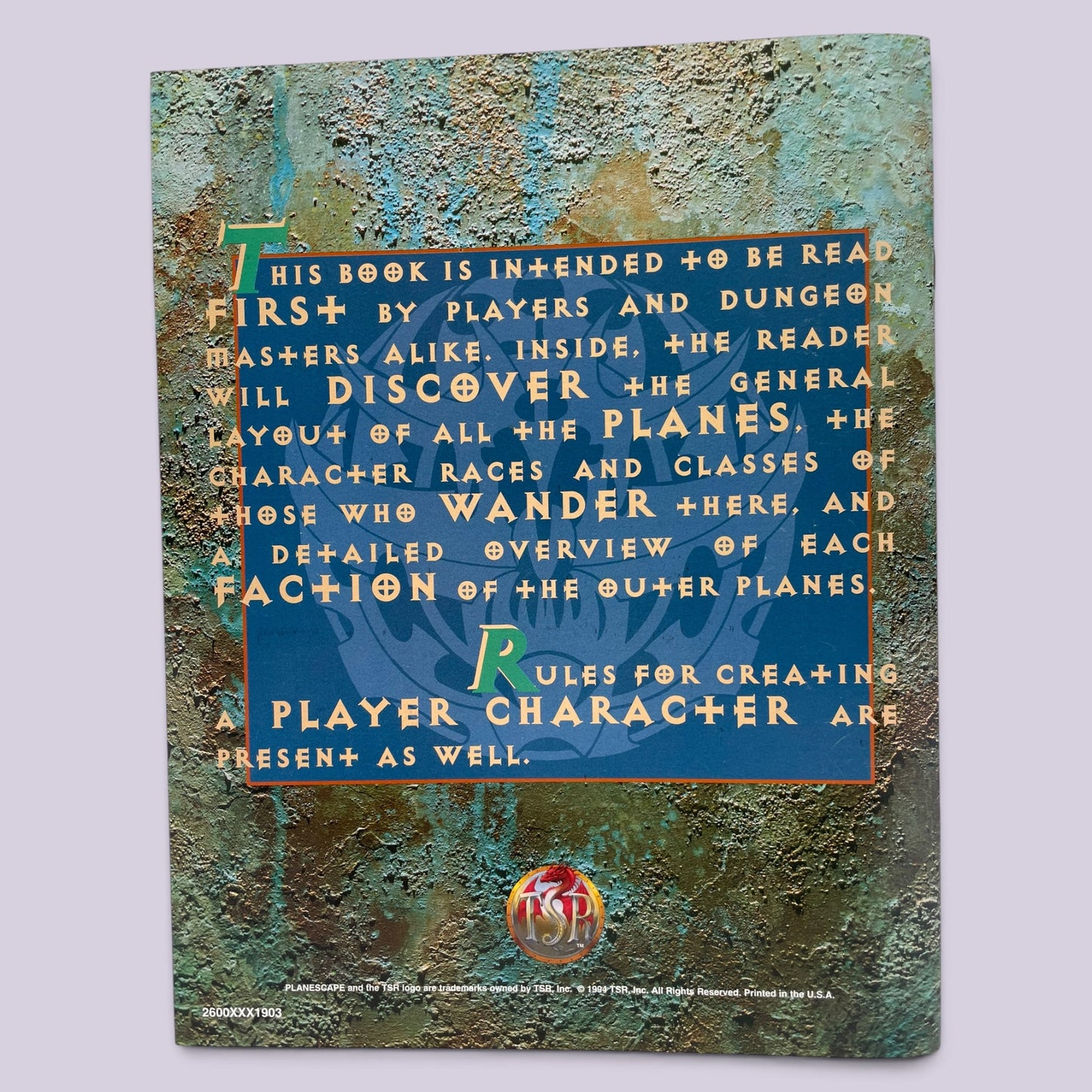 Planescape Campaign Box Set 2600 AD&D 2e (1st Printing)
