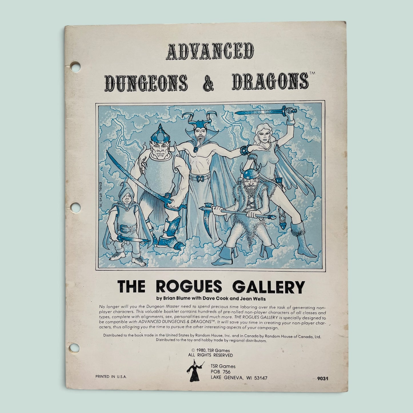 The Rogues Gallery 9031 Advanced Dungeons & Dragons