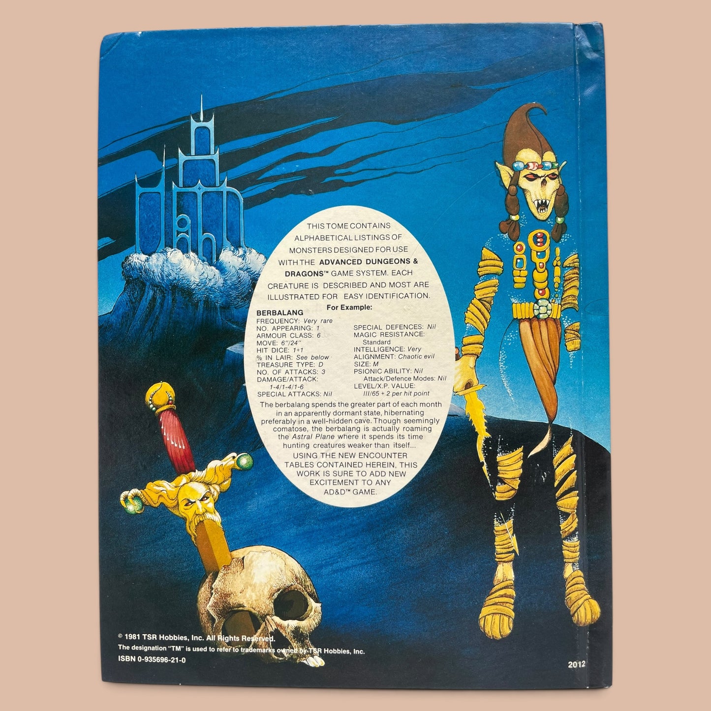 Fiend Folio 2012 Advanced Dungeons & Dragons 1e