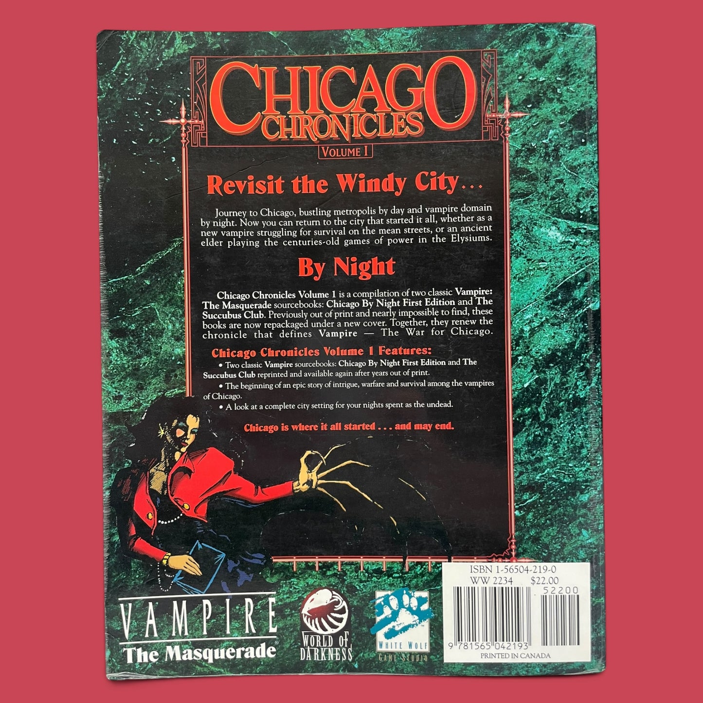 Chicago Chronicles Vol. I Vampire: The Masquerade White Wolf
